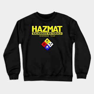 Hazmat Hazardous Material Response Team Technician Crewneck Sweatshirt